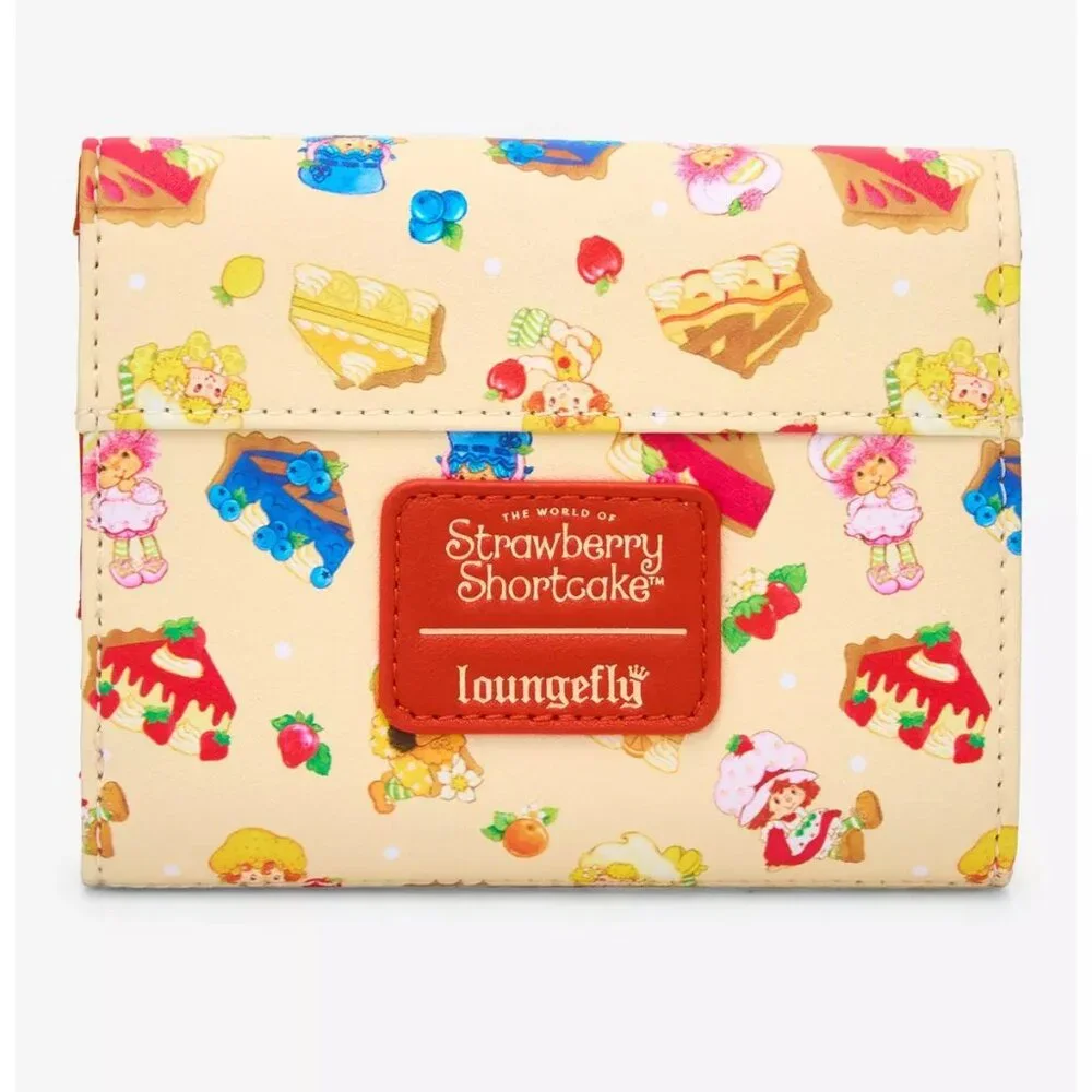 Loungefly Strawberry Shortcake Pie Toss Mini Wallet